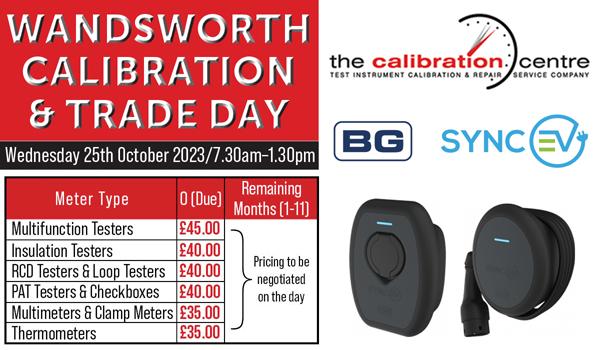 Trade & Calibration Day at BEW Wandsworth 25 Oct. 2023